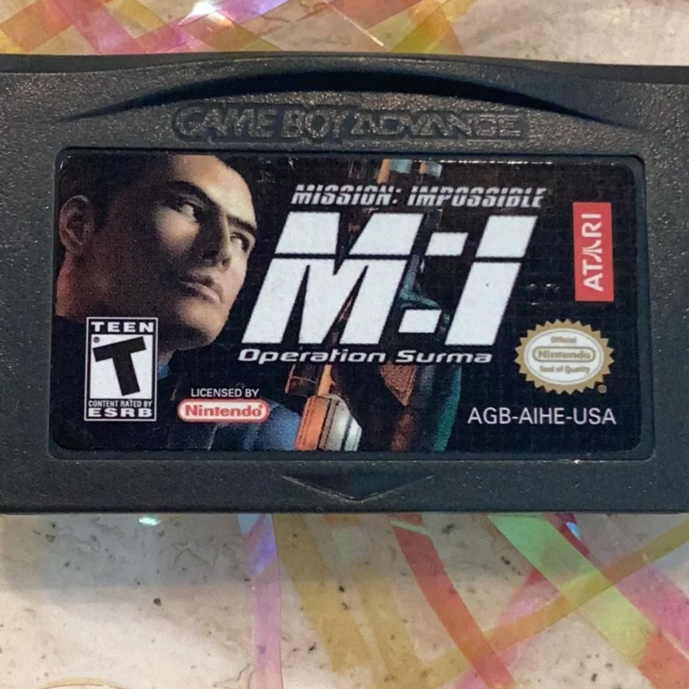 Mission Impossible Operation Surma Nintendo Gameboy Advance Game GBA Tested